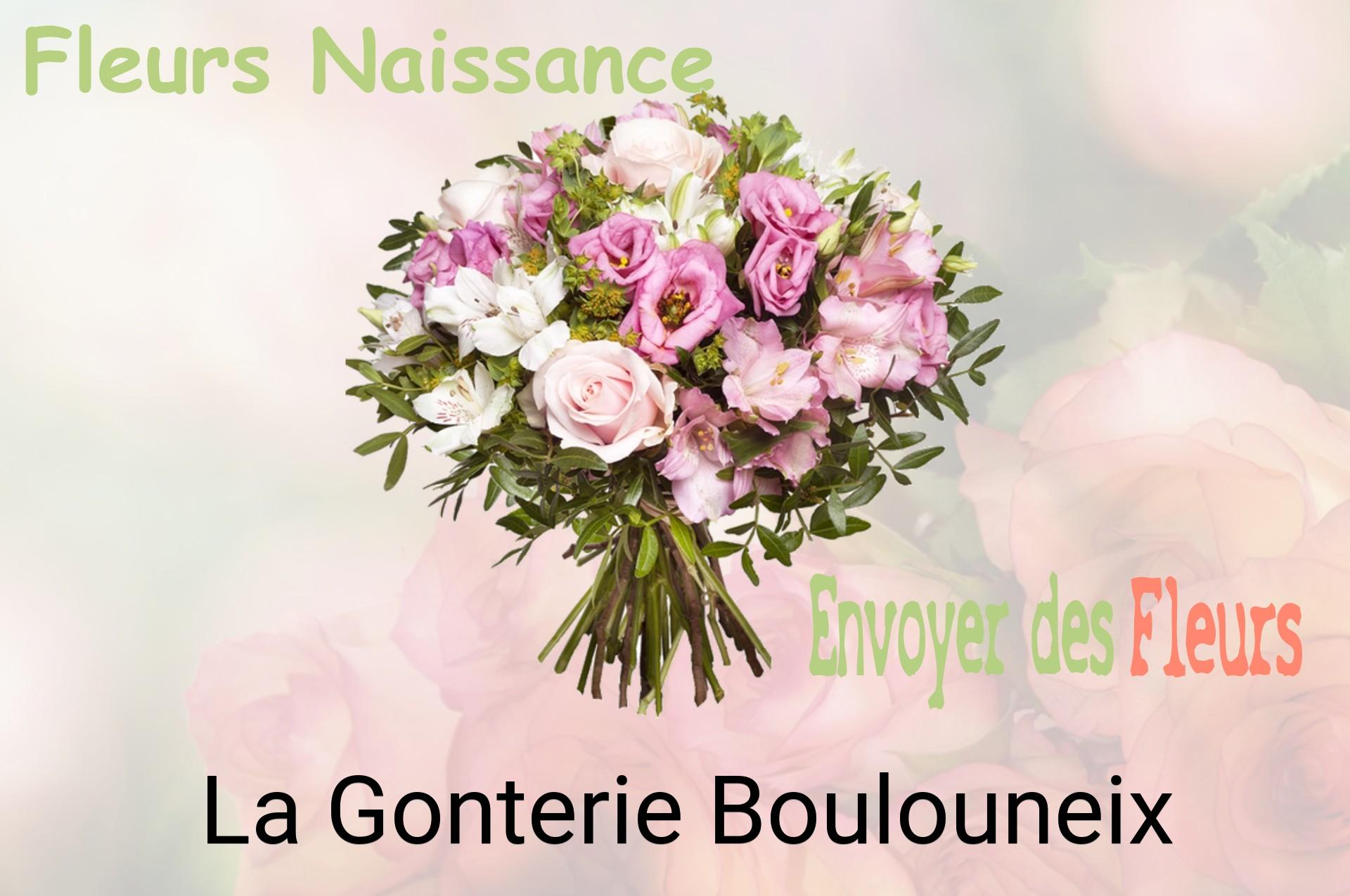 Bouquet de fleurs de naissance livré à La Gonterie-Boulouneix